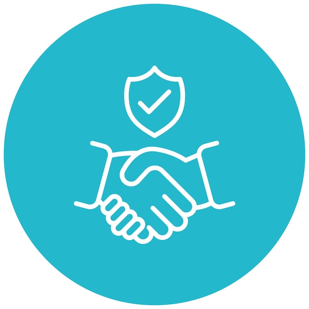 Trust vector icon Can be used for Teamwork iconset
