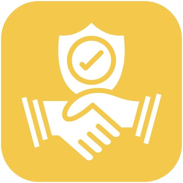 Trust vector icon illustration of Generation Gap iconset