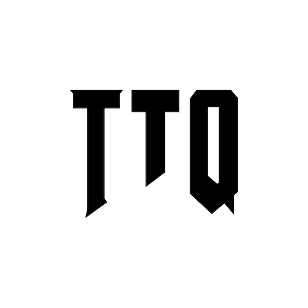 TTQ letter logo design for technology company TTQ logo design black and white color combination TTQ logo TTQ vector TTQ design TTQ icon TTQ alphabet TTQ typography logo design