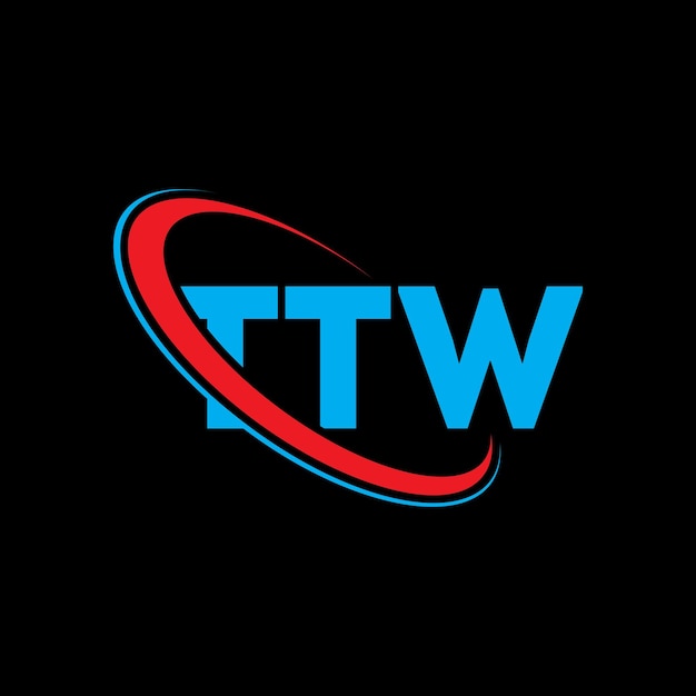 TTW logo TTW letter TTW letter logo design Initials TTW logo linked with circle and uppercase monogram logo TTW typography for technology business and real estate brand