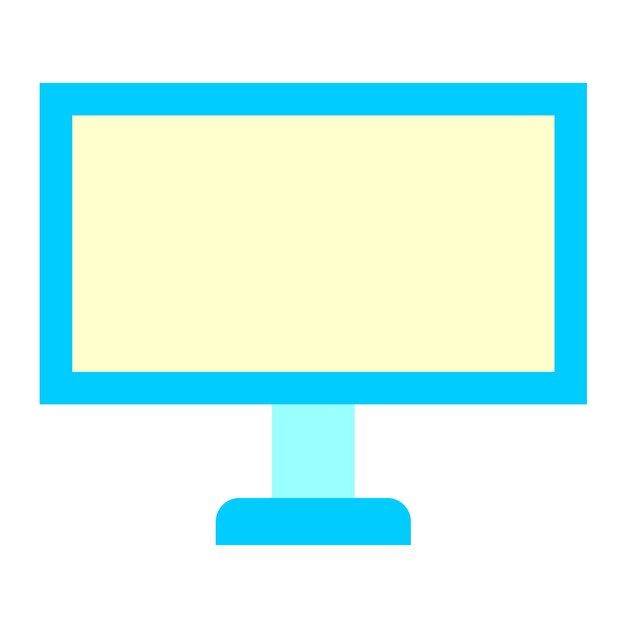 TV Screen Icon Style