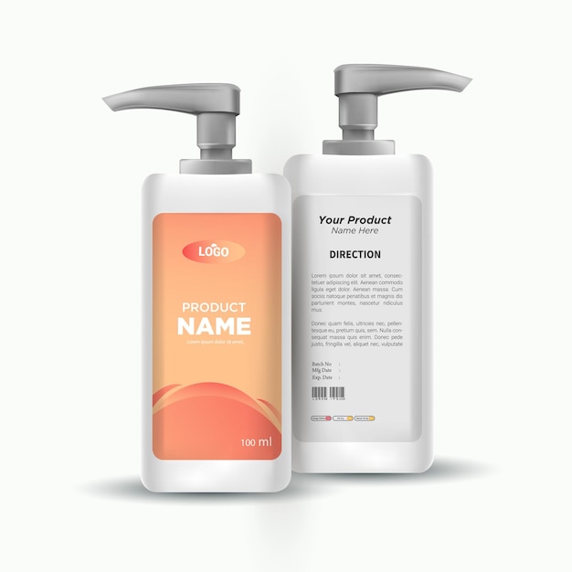 two bottles of name name name name is on the right side
