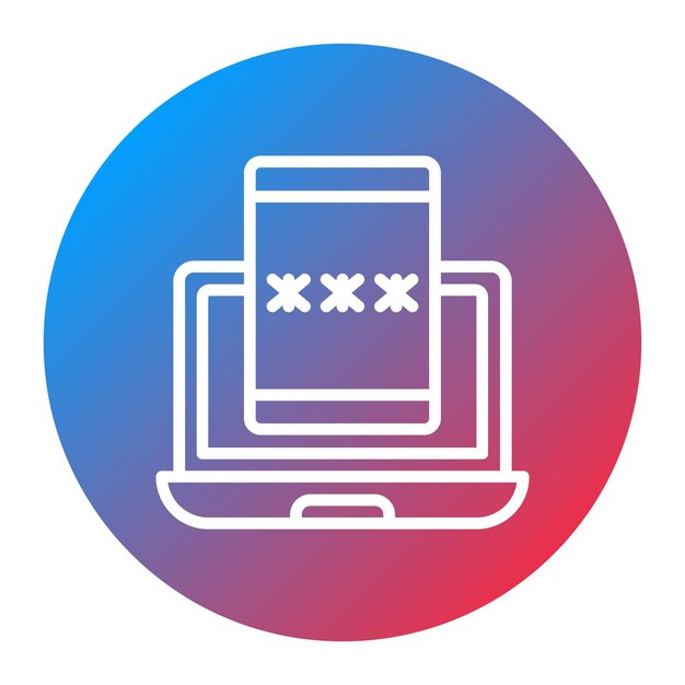 Two Factor Authentication icon vector image Can be used for Safe Payment
