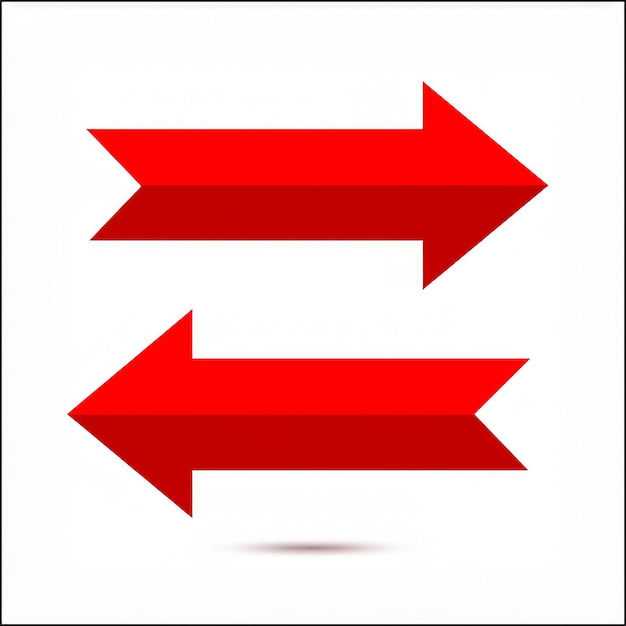 two red arrows pointing to the left and right