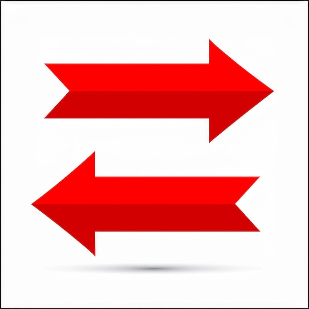 two red arrows pointing to the left and right