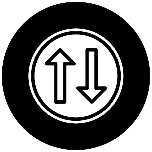 Two Way Vector Illustration