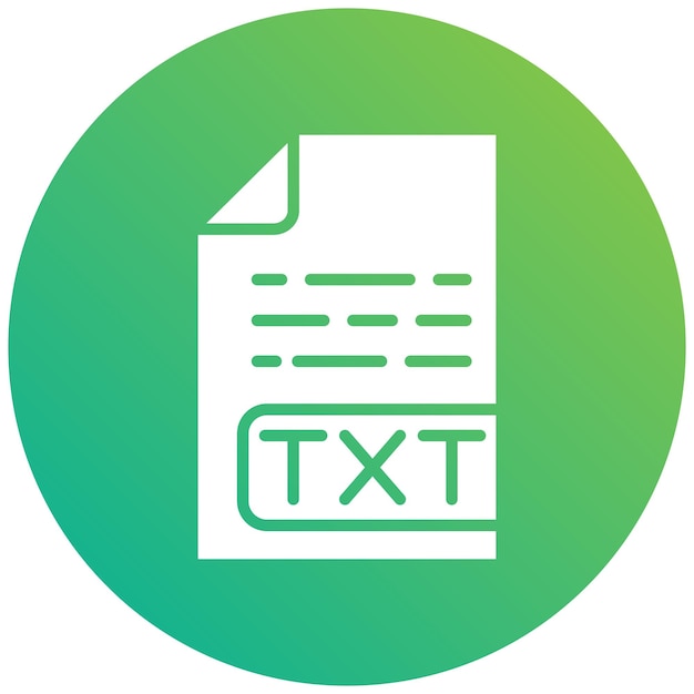 Txt File Vector Icon Design Illustration
