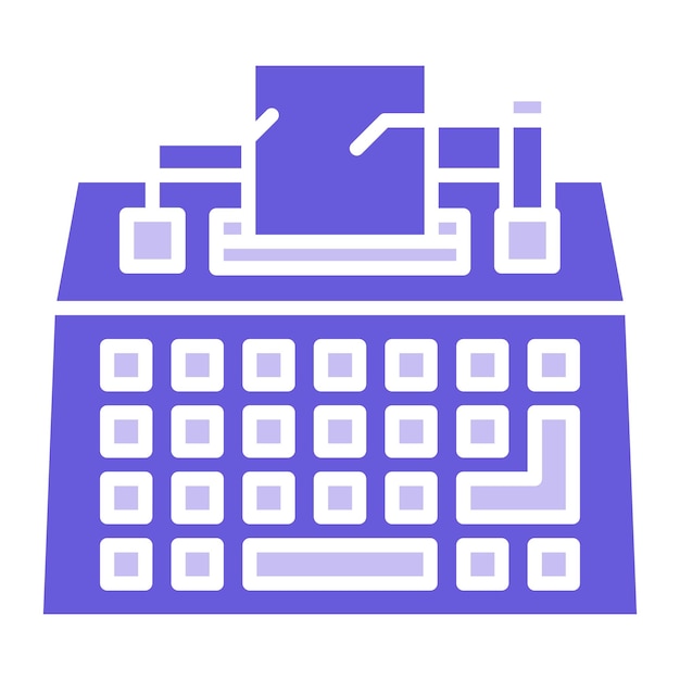 Typewriter Vector Illustration