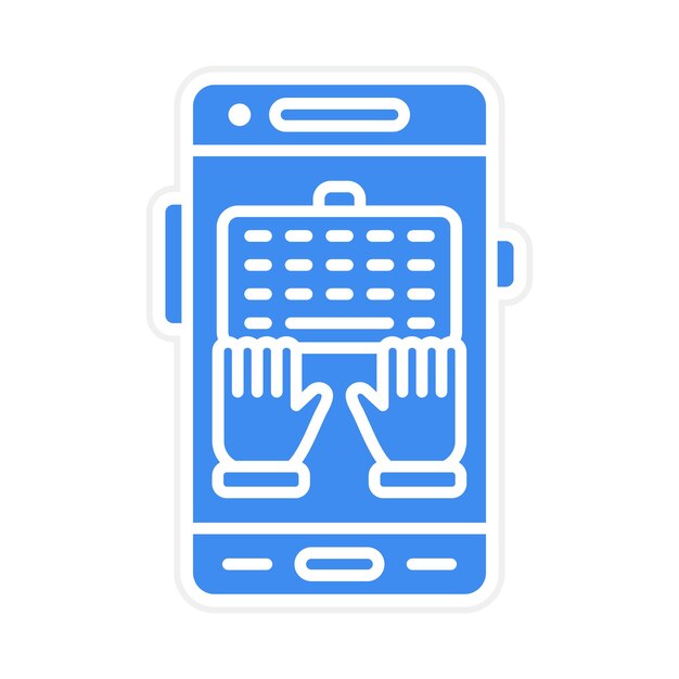 Typing icon vector image Can be used for Mobile App Development