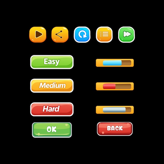 UI knapper