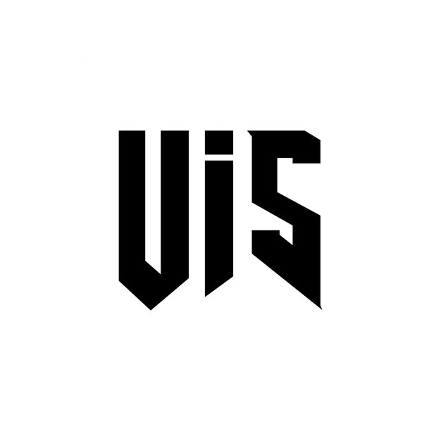 UIS letter logo design for technology company UIS logo design black and white color combination UIS logo UIS vector UIS design UIS icon UIS alphabet UIS typography logo design
