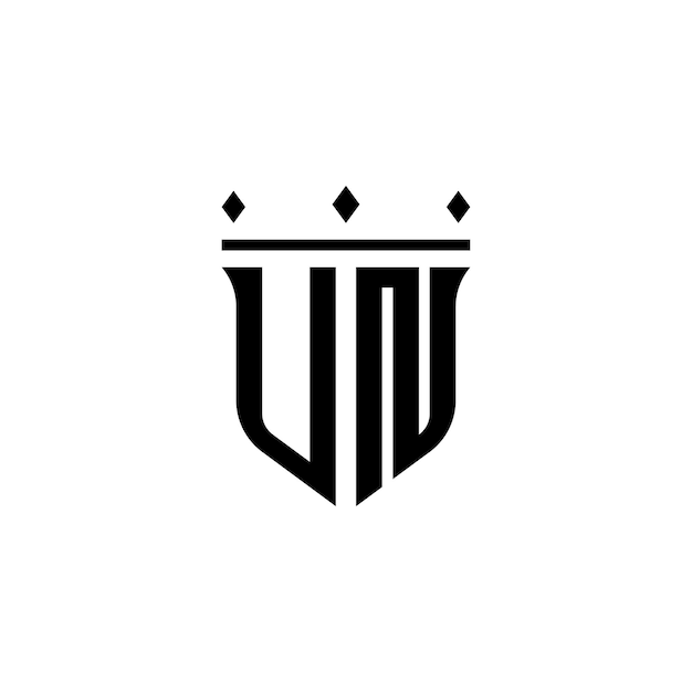 UN monogram logo design letter text name symbol monochrome logotype alphabet character simple logo