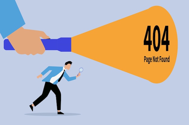 uncovering 404 error page not found sign