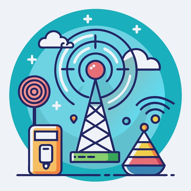 Understanding Wireless Communication Key Components and Technologies Illustrated