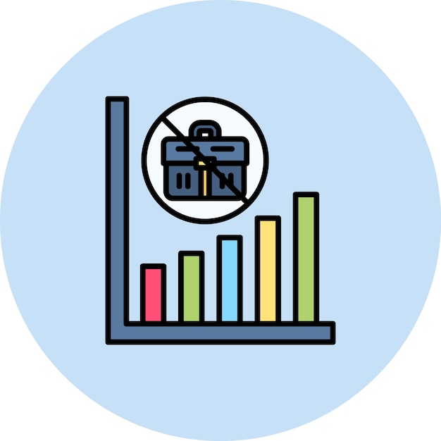 Unemployment Flat Illustration