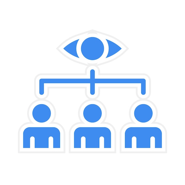 Unified Vision icon vector image Can be used for Teamwork