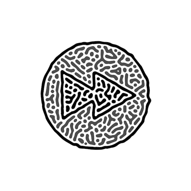 unique media player button play pause stop fast forward rewind icon symbol sign abstract