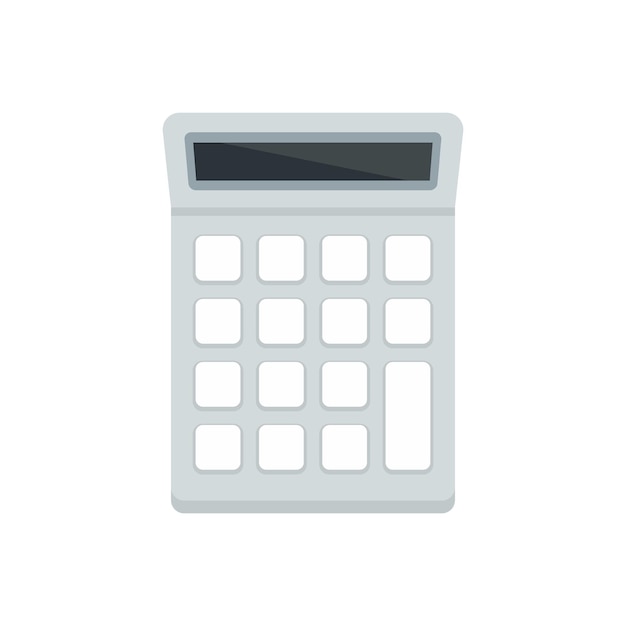 university calculator icon flat illustration of university calculator vector icon isolated on white background