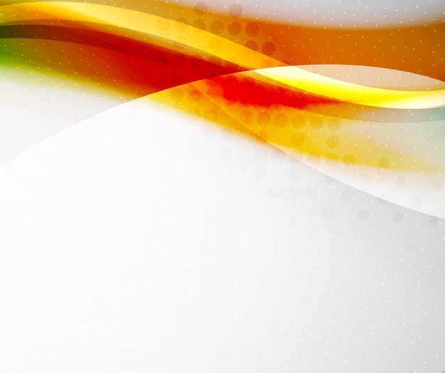 Unusual abstract color wave