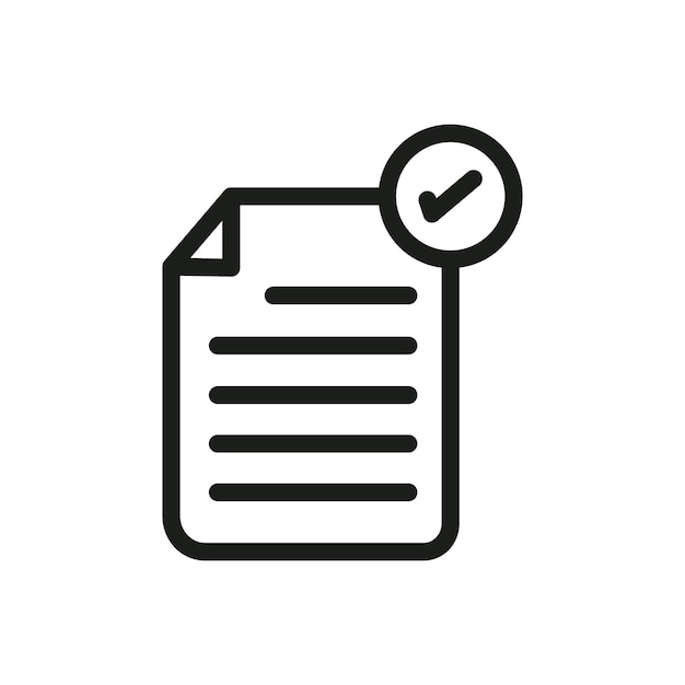 Update document icon Symbol mark in Outline style