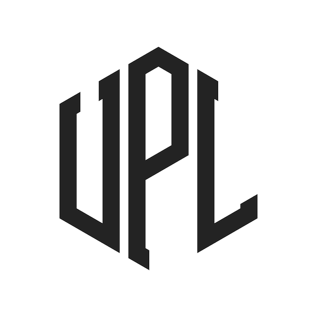 UPL Logo Design Initial Letter UPL Monogram Logo using Hexagon shape