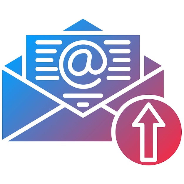 Upload Email icon vector image Can be used for User Interface