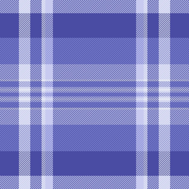 Upscale texture fabric plaid couch check vector pattern Customized background seamless tartan textile in blue and light colors