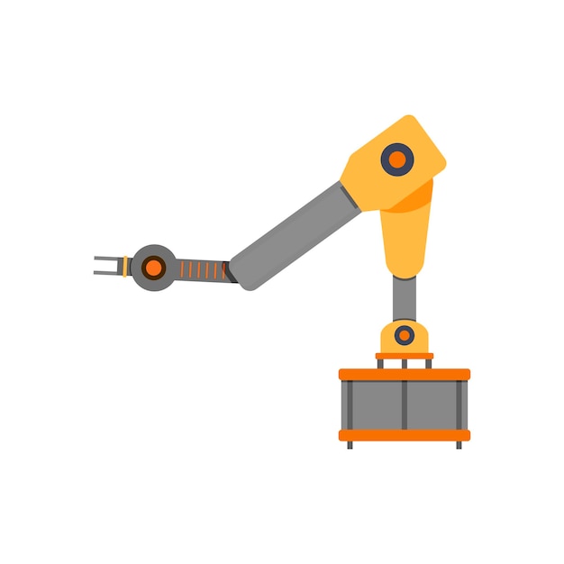 Üretim taşıma bandına kol mekanizması Robotik otomatik