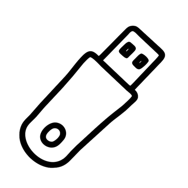 usb icon outline