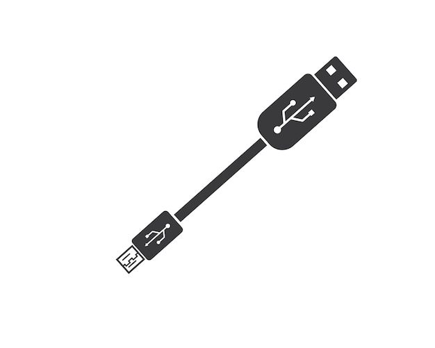 USB simgesi vektör çizimi