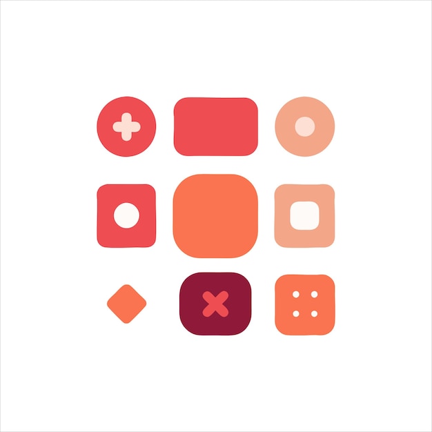use interface icon set buttons sliders and web elements for modern UI UX design