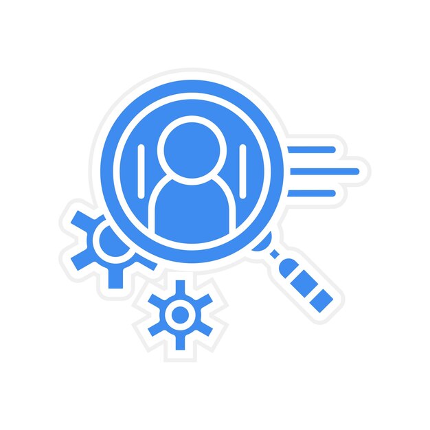 user behavior analytics icon vector image can be used for big data