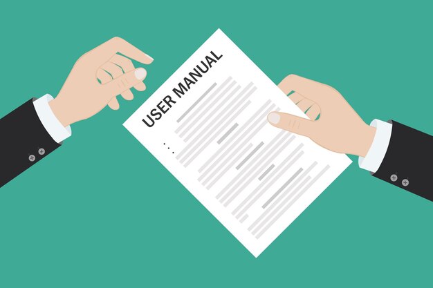 User guide manual instruction book document paper reference