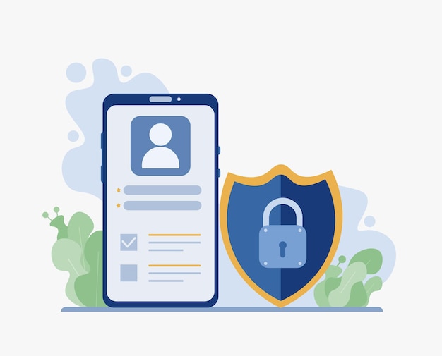 user interface for authorization using a secure login and password account data protection