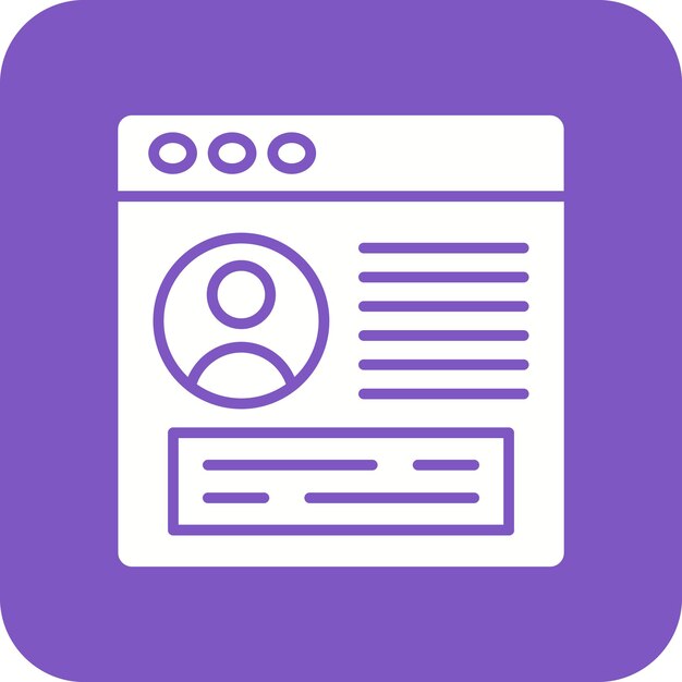 User Profile icon vector image Can be used for User Experience