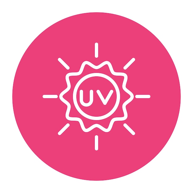 UV icon vector image Can be used for Dermatology