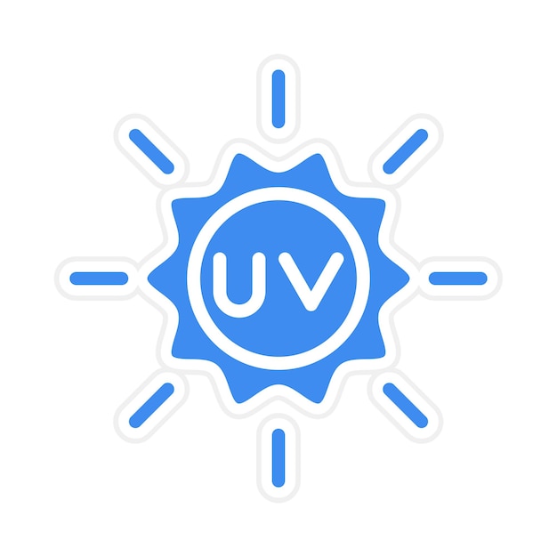 UV icon vector image Can be used for Dermatology
