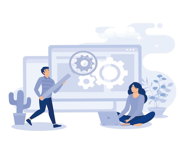 UX design abstract concept User research wireframe prototyping design project online survey