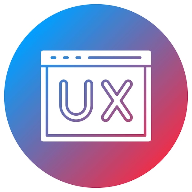 Ux icon vector image Can be used for Computer Science