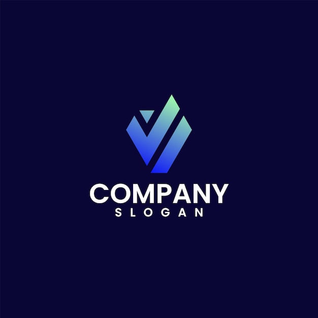 V Check Logo Mark
