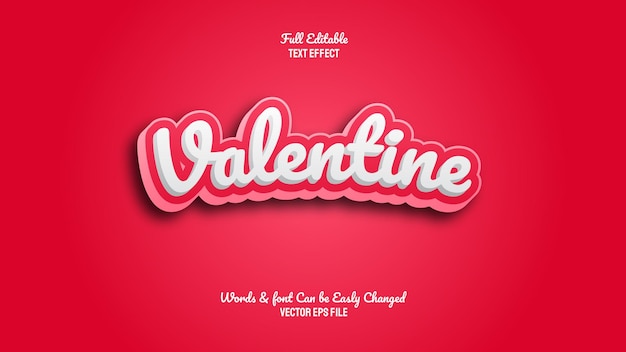 Valentine Text Effect