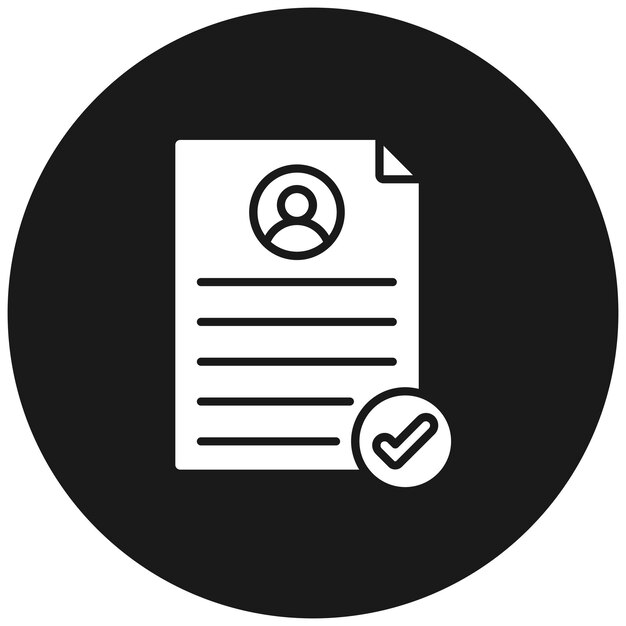 Valid User Profile vector icon Can be used for Business Economy iconset