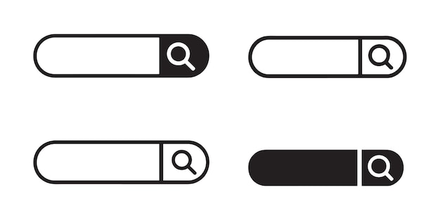Various Search Bar Icons