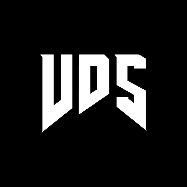 VDS letter logo design for technology company VDS logo design black and white color combination VDS logo VDS vector VDS design VDS icon VDS alphabet VDS typography logo design