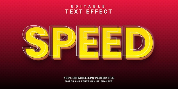 Vector 3d editable text effect vector with background