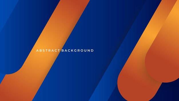 vector abstract background with blue and orange gradient composition