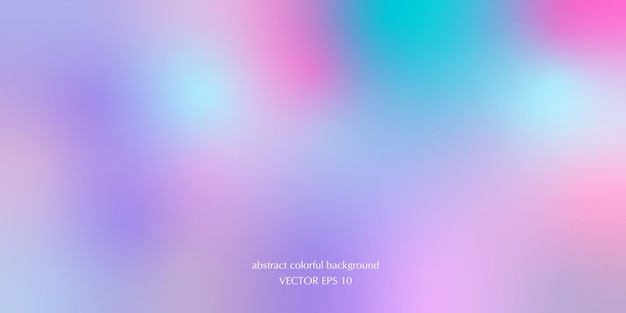 vector abstract colorful background blurred gradient pastel colors palette for wallpaper. soft gradient in blue, purple, cyan and pink