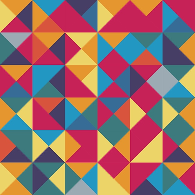 Vector abstract geometric cube and triangle angular colorful pattern Background for layout design