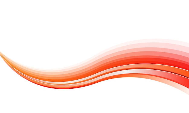 vector abstract red business wave background