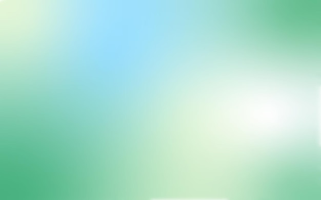 Vector abstract summer background with green and blue gradient for banner poster